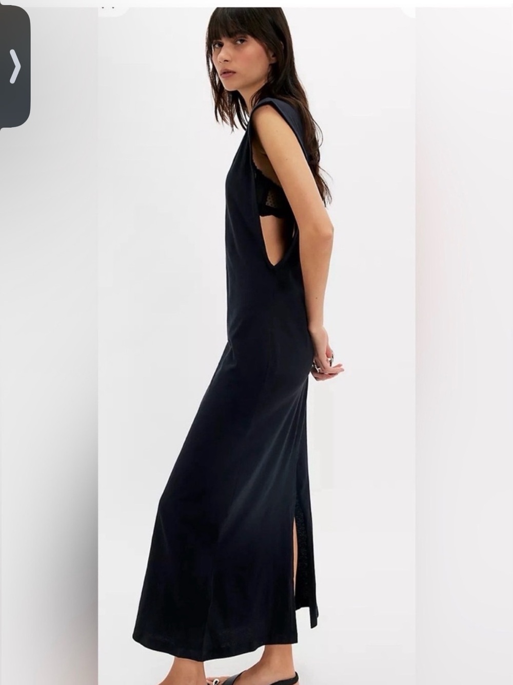 Free People free est NWT drift street cotton Jersey maxi dress